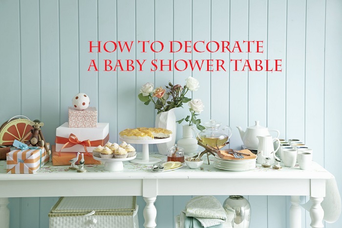 ¿Cómo decorar una mesa de baby shower?