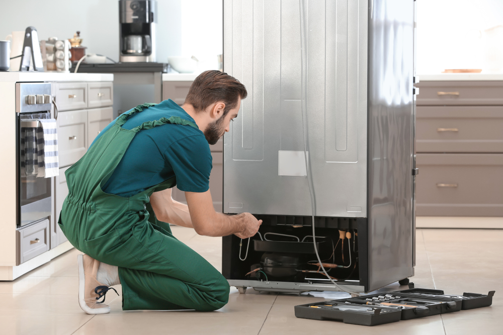Reparaciones de refrigeradores, reparaciones de congeladores y otros servicios de reparación de electrodomésticos.