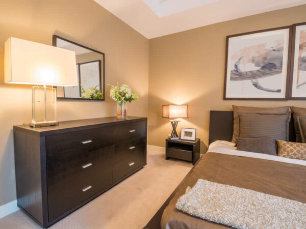 Los gabinetes tienen mucho espacio de almacenamiento