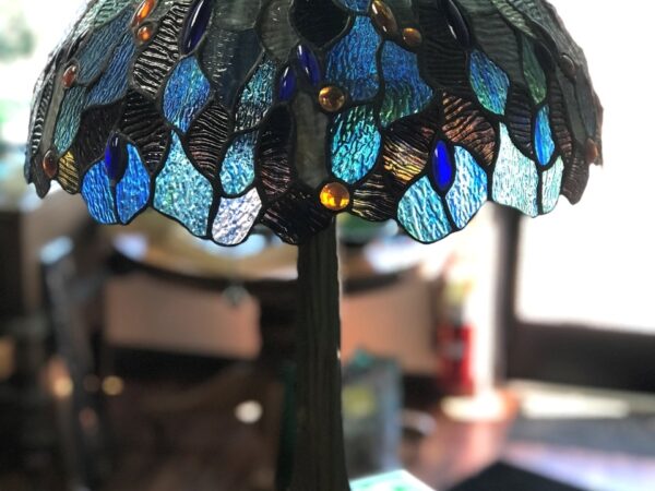 Como hacer una pantalla de lámpara de vitral