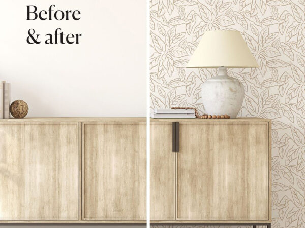 7 ideas de renovación que se hacen fáciles con el papel pintado Peel & Stick