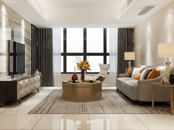 Las ventajas de usar porcelanato de gran formato para el diseño de espacios interiores